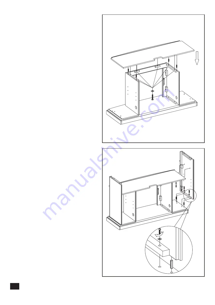 Twin-Star International WOOD FIREPLACE MANTEL 23MM1424 Скачать руководство пользователя страница 19