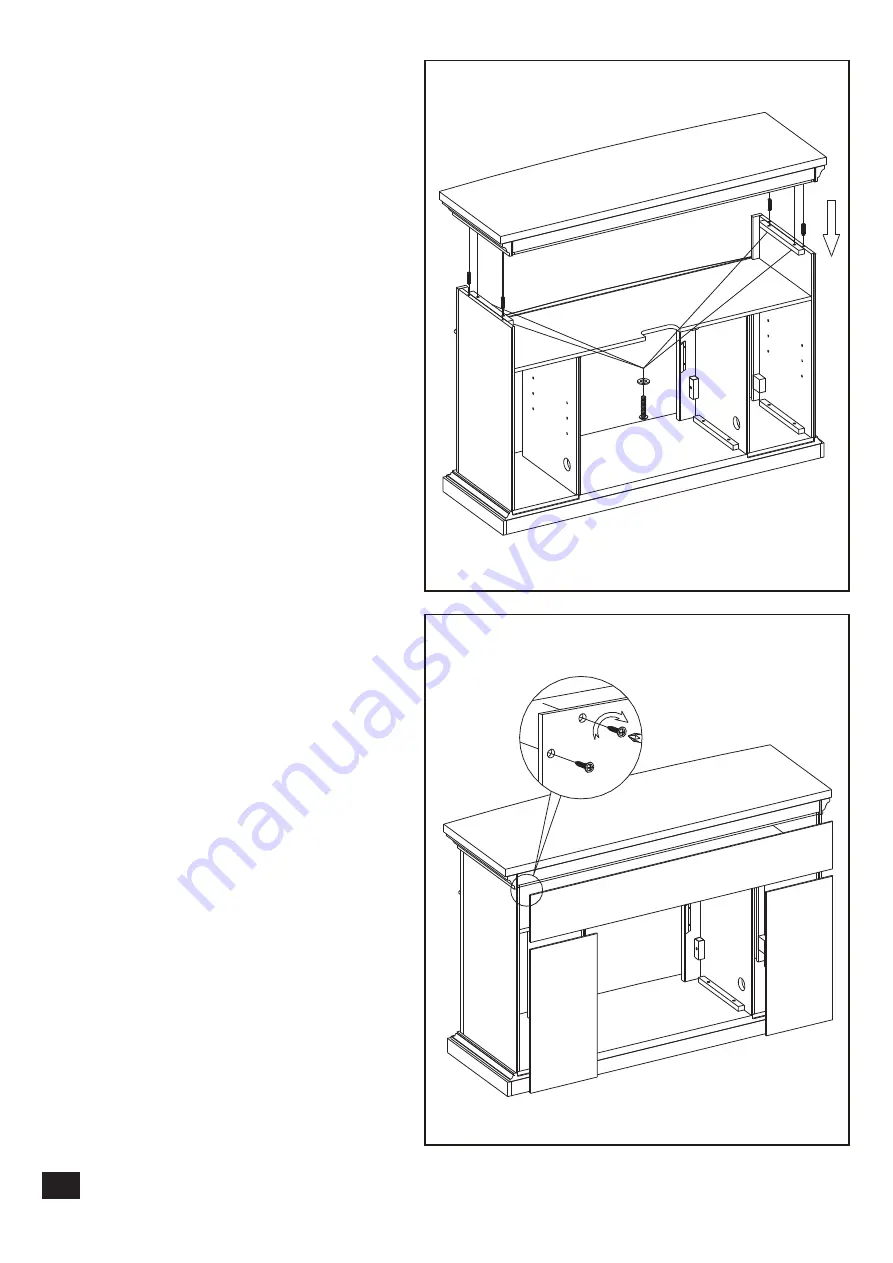 Twin-Star International WOOD FIREPLACE MANTEL 23MM1424 Скачать руководство пользователя страница 20