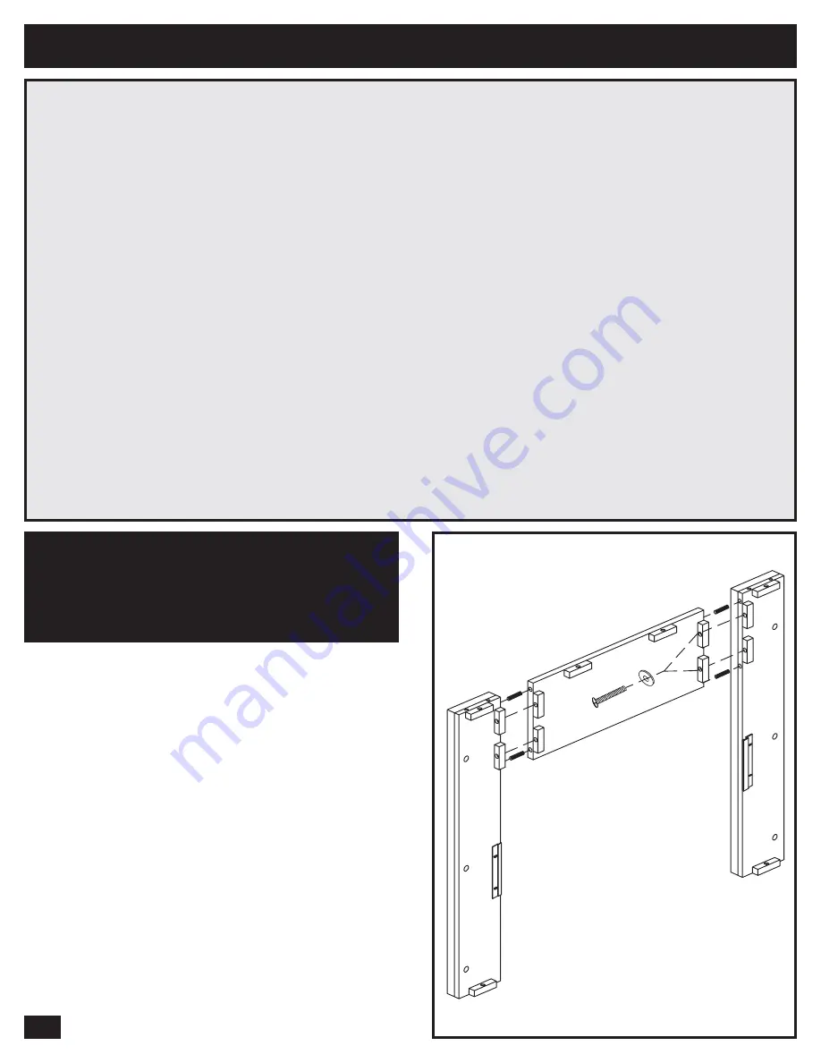 Twin-Star International WOOD MANTEL Assembly Instructions Manual Download Page 6