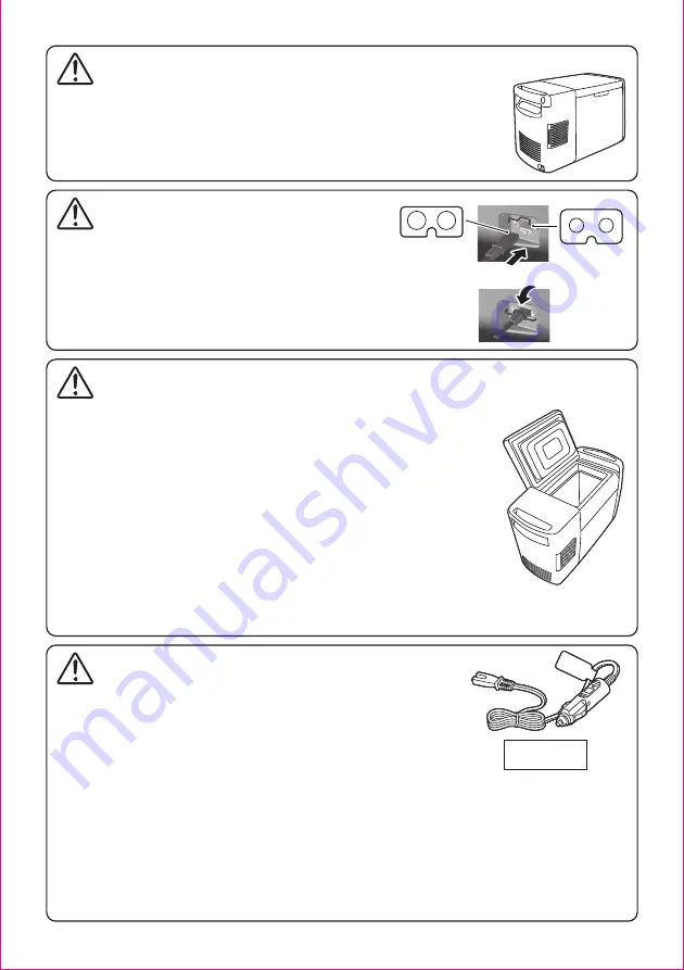 TWINBIRD SC-DF25WL Instruction Manual Download Page 5