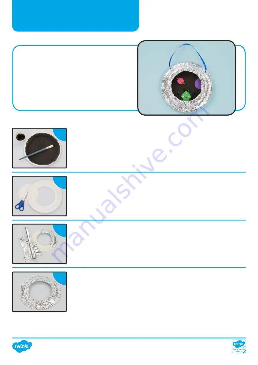 twinkl Spaceship Porthole Скачать руководство пользователя страница 1