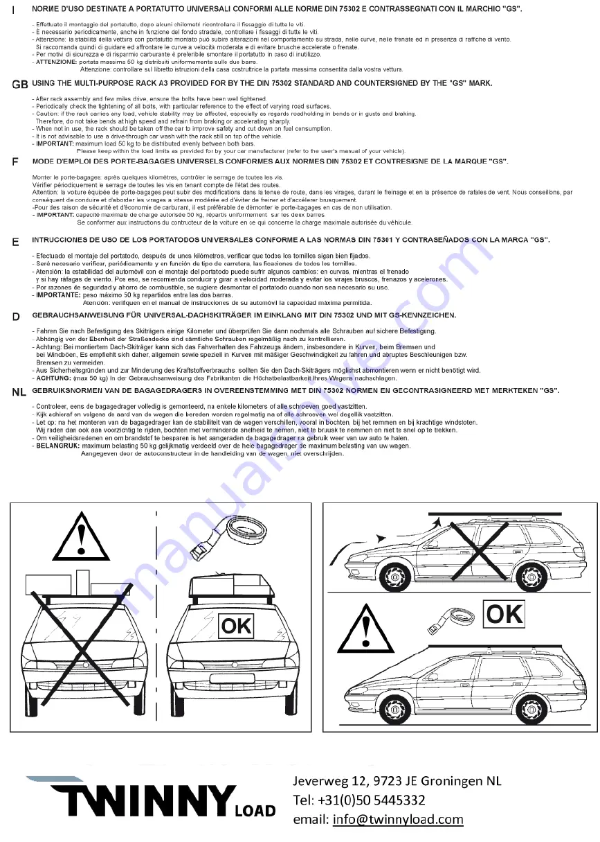 Twinny Load A 34 Скачать руководство пользователя страница 5