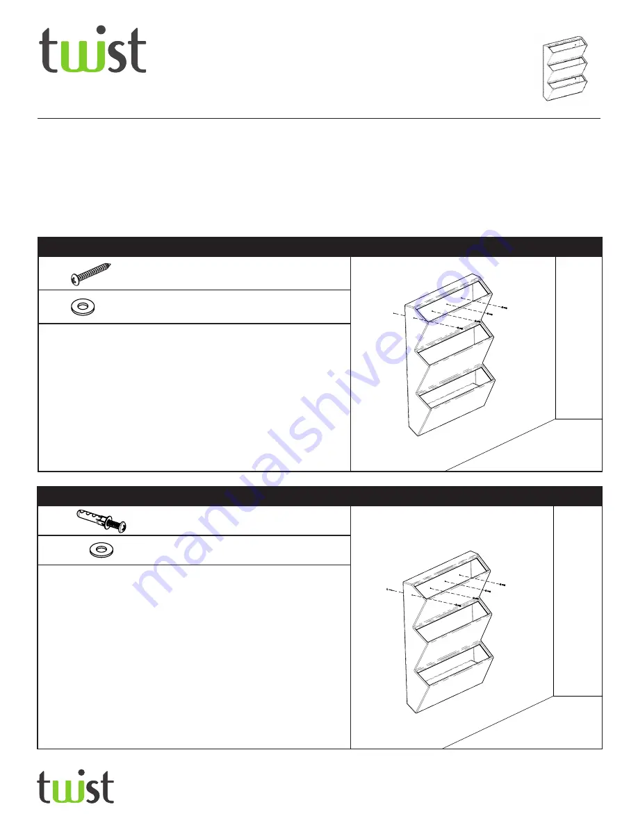 Twist TRIO Installation Manual Download Page 1