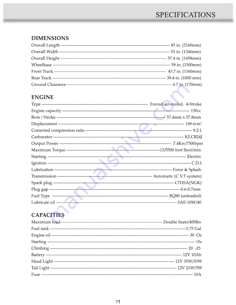 Twister GT150IIR Owner'S Manual Download Page 14