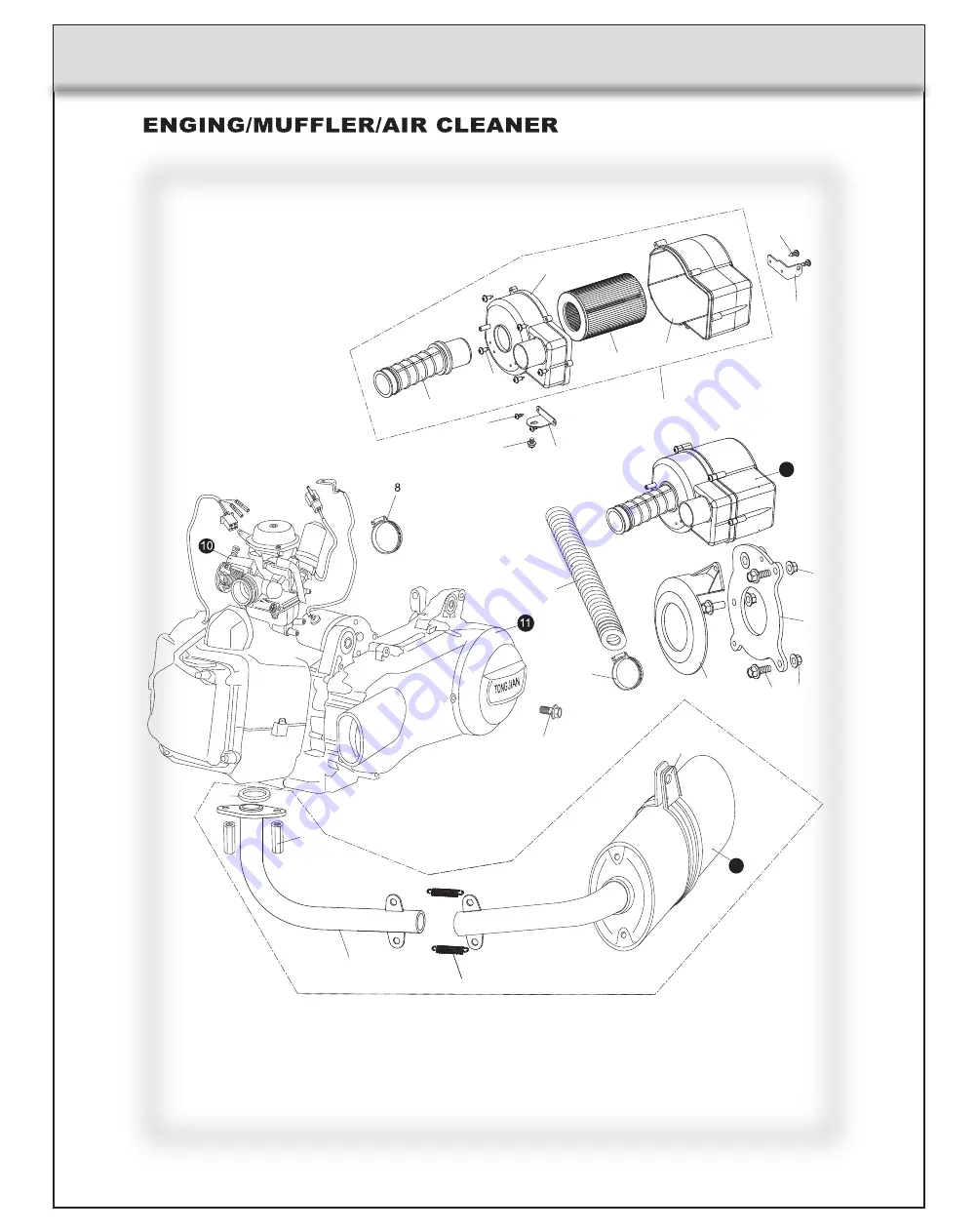 Twister GT200IIR Owner'S Manual - Parts Manual Download Page 58