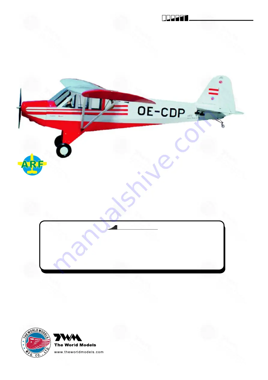 TWM 1/3 SUPER CUB Instruction Manual Download Page 1