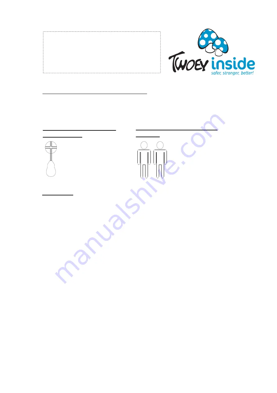 Twoey inside Reading Corner Seat 1 4050 Assembly Instructions Manual Download Page 2