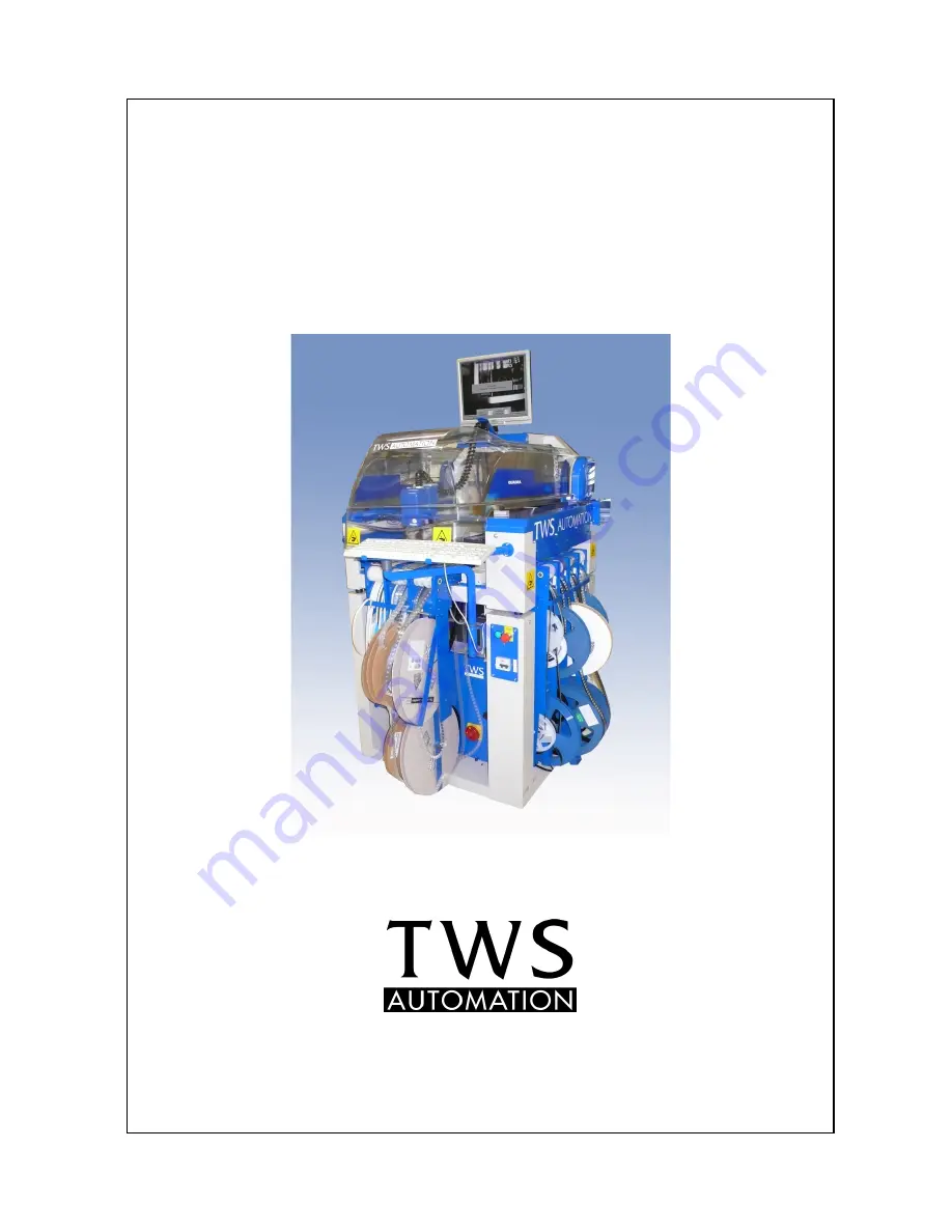 TWS AUTOMATION PICK & PLACE QUADRA DVC User Manual Download Page 1