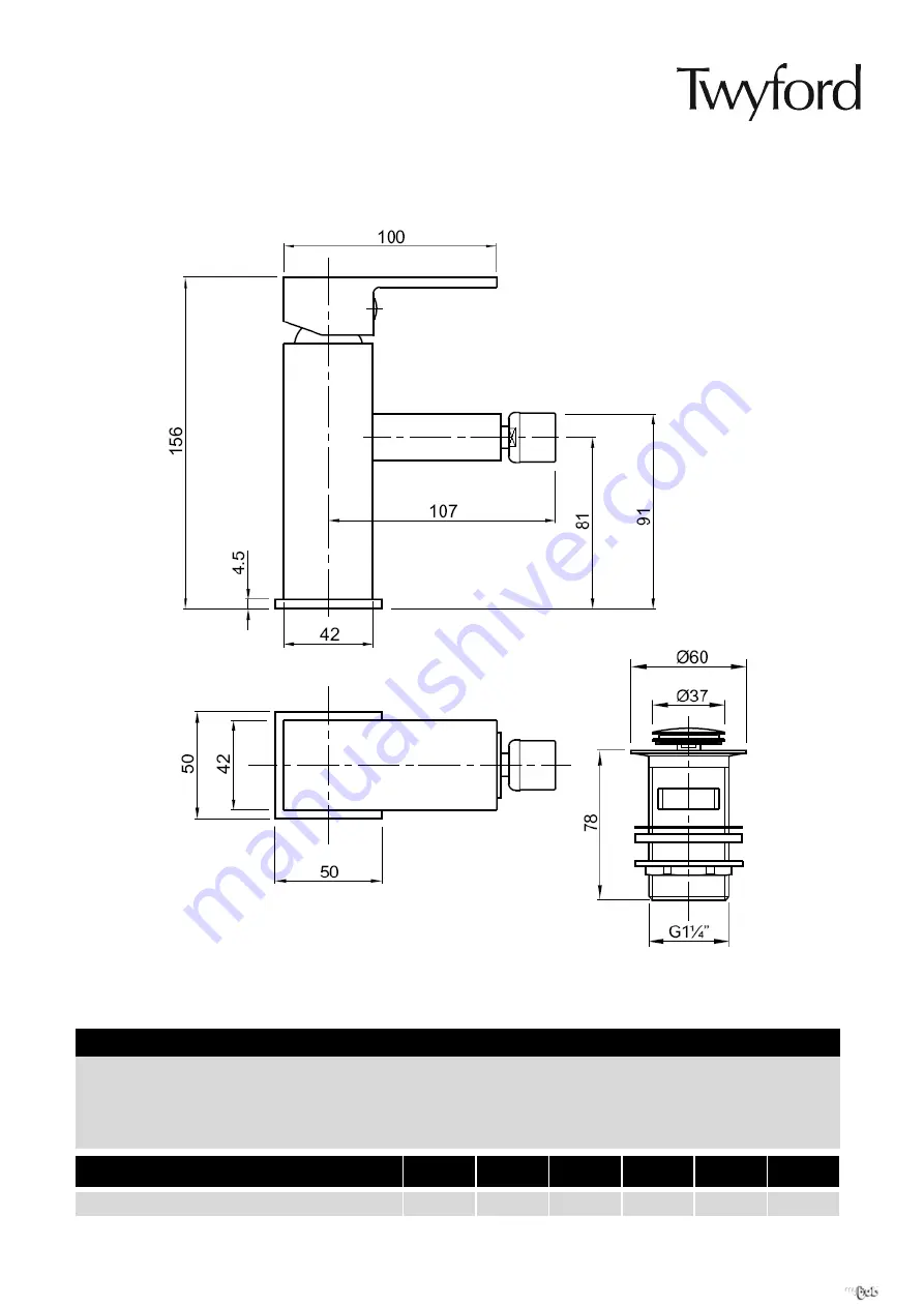 Twyford X62 Series Instruction Booklet Download Page 5