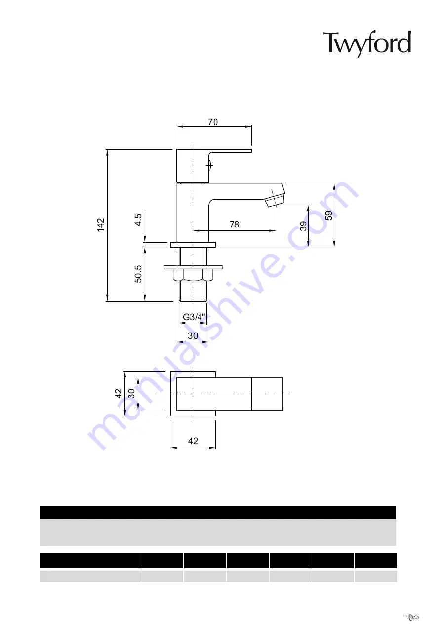 Twyford X62 Series Instruction Booklet Download Page 9