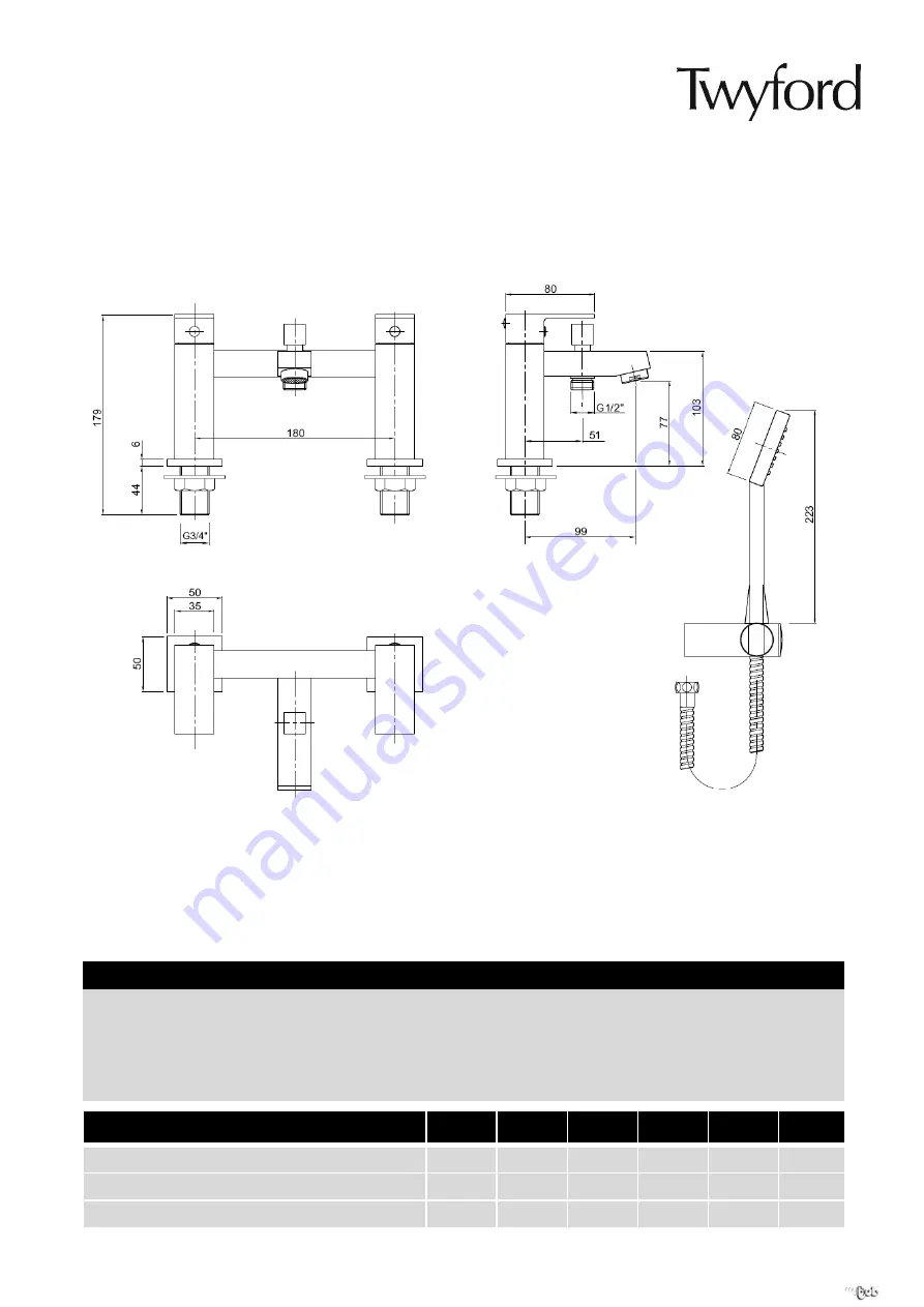 Twyford X62 Series Instruction Booklet Download Page 11