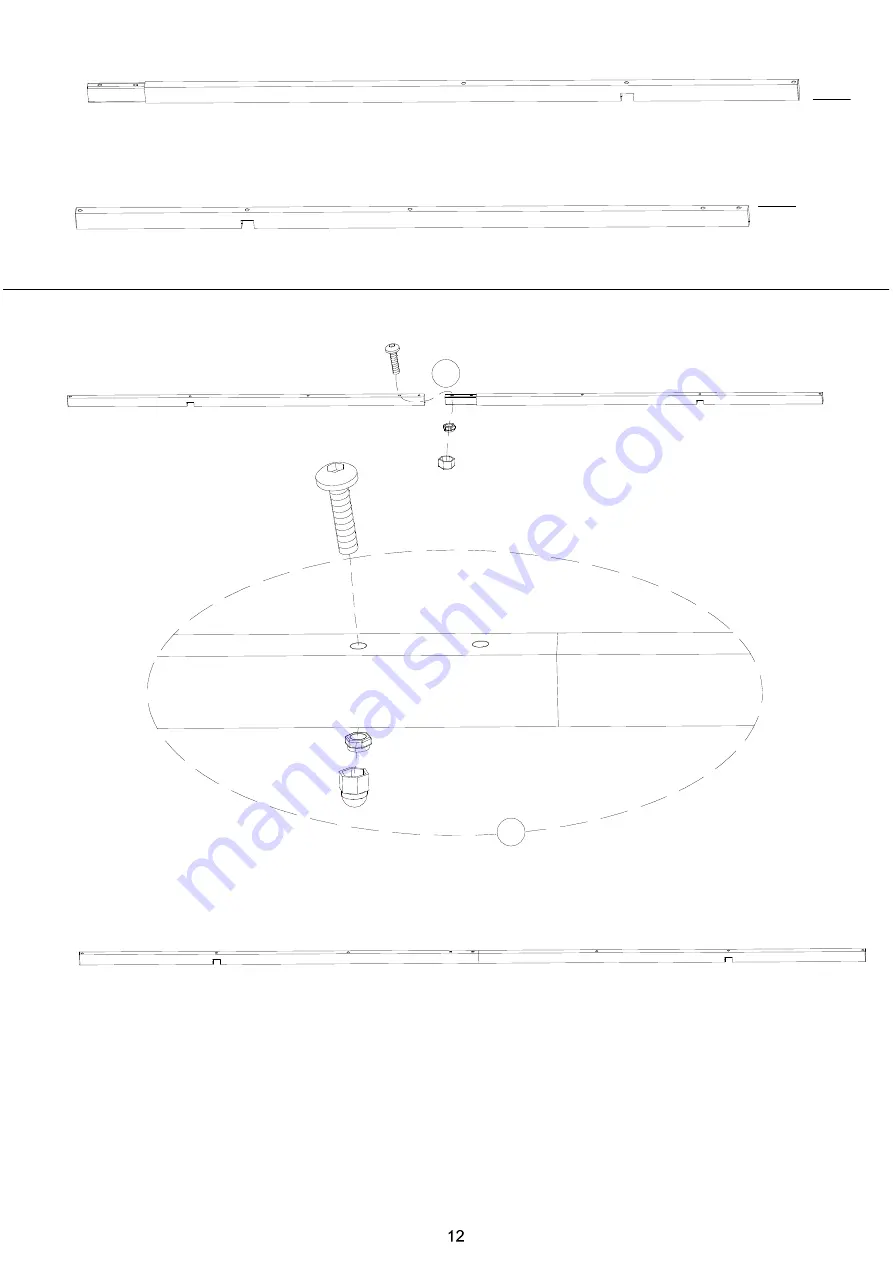 Ty Pennington Style SUNSET BEACH DELUXE LIGHTED HARDTOP BAR W/ 4 STOOLS Owner'S Manual Download Page 12