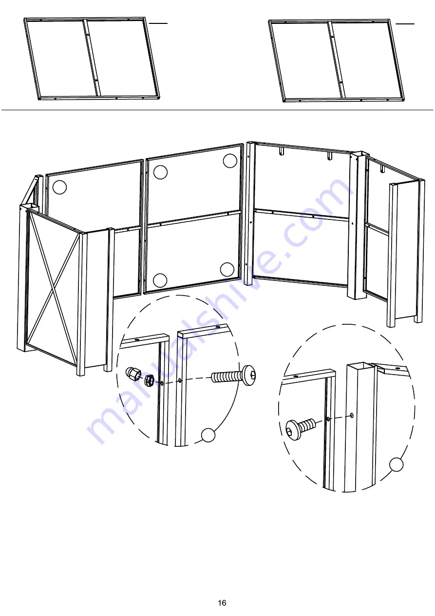 Ty Pennington Style SUNSET BEACH DELUXE LIGHTED HARDTOP BAR W/ 4 STOOLS Owner'S Manual Download Page 16