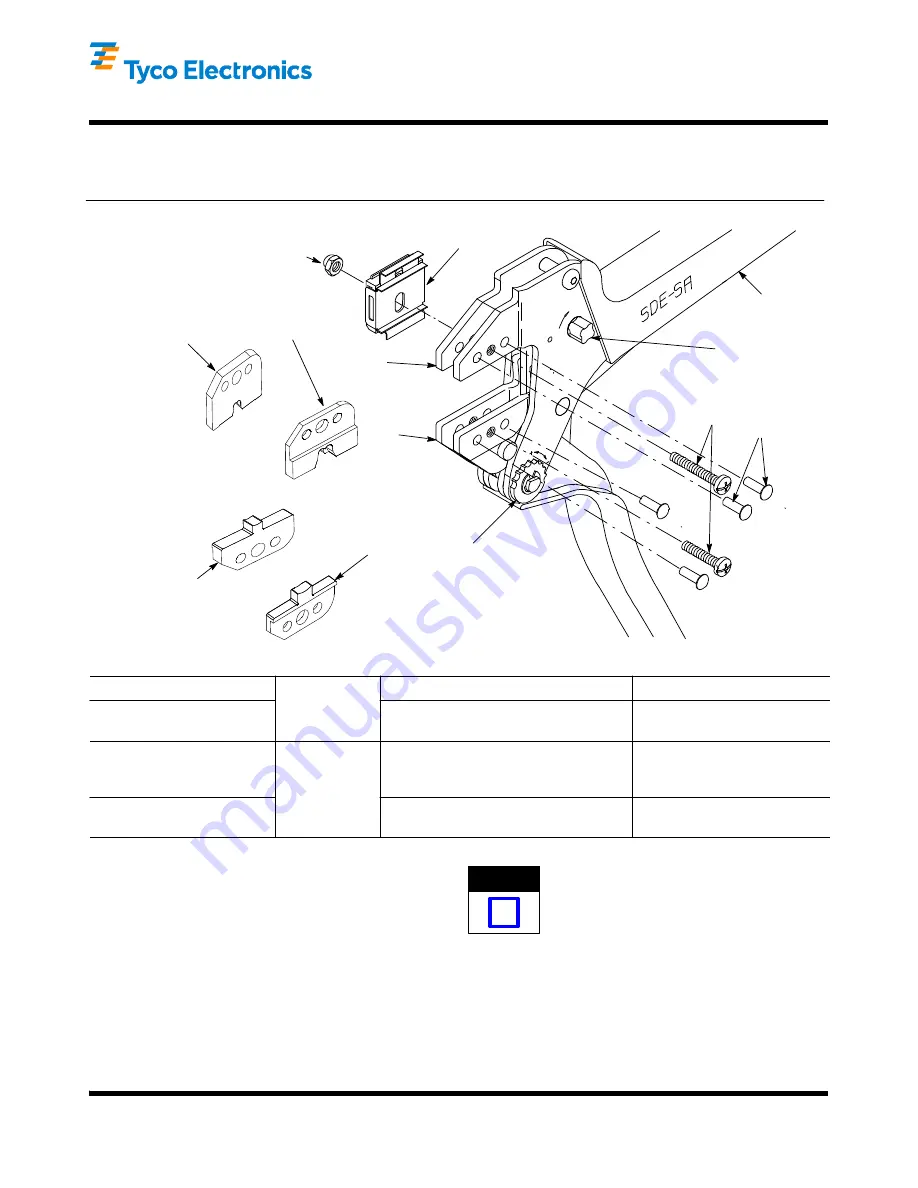 Tyco Electronics SDE- SA Instruction Sheet Download Page 1