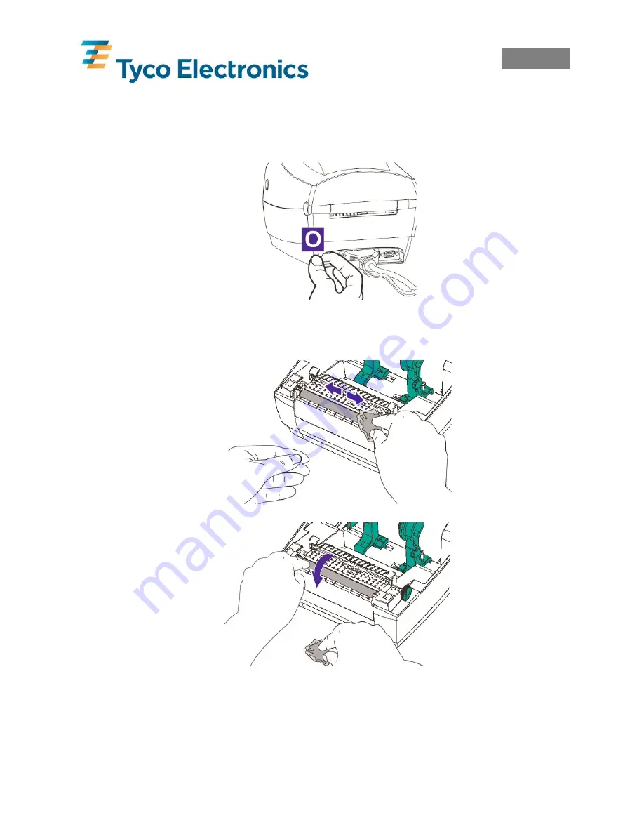 Tyco Electronics T208M-C-PRINTER System User'S Manual Download Page 24