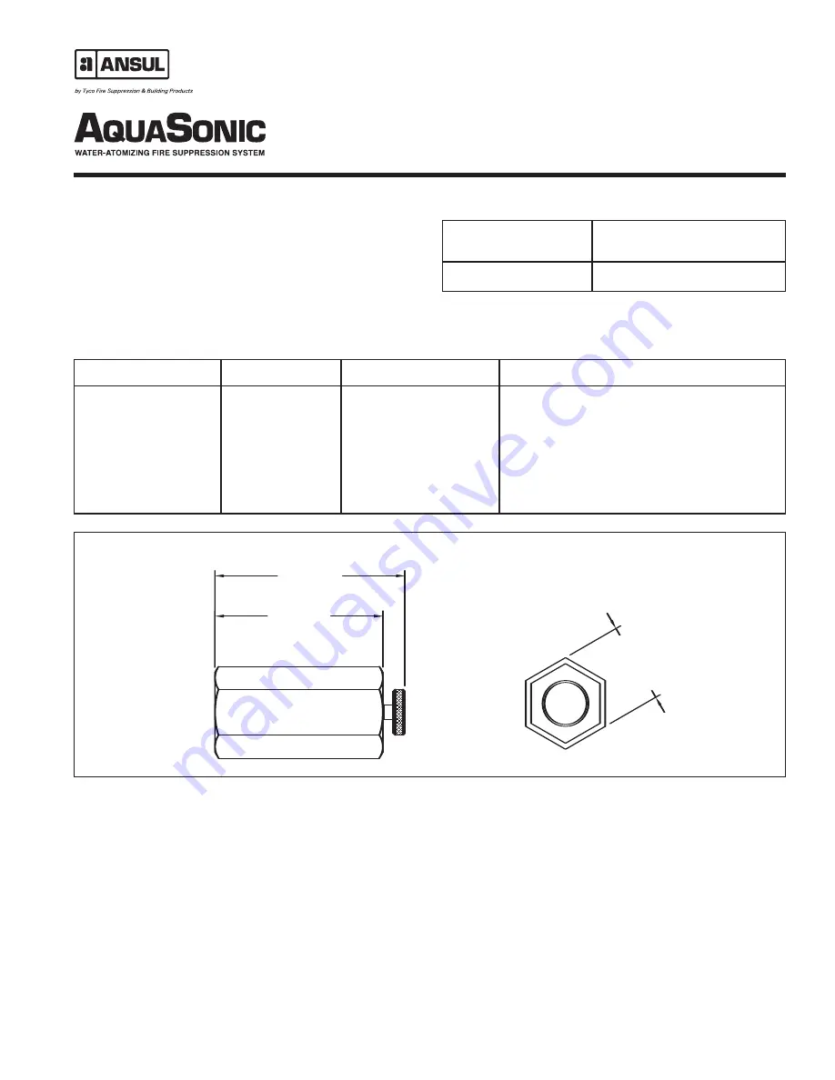 Tyco Fire Suppression & Building Products ANSUL AQUASONIC Скачать руководство пользователя страница 20