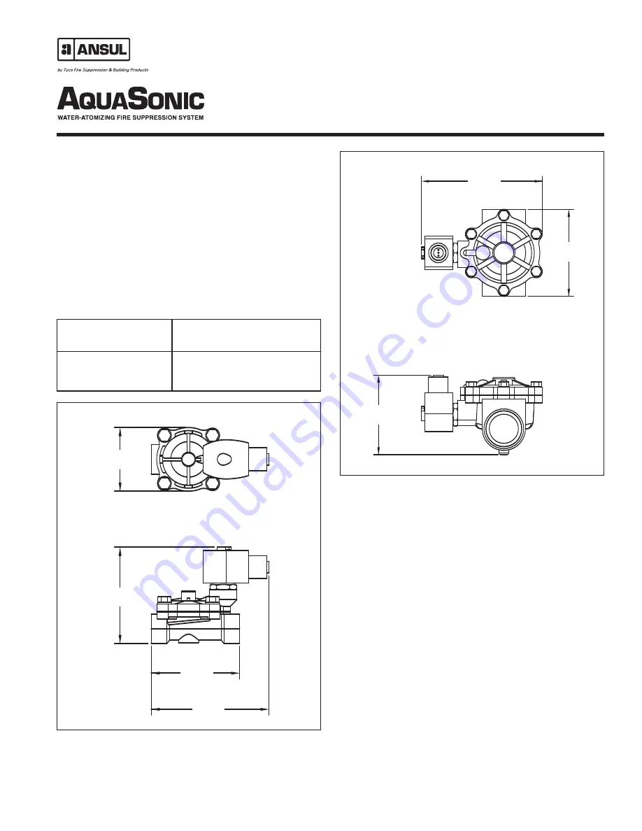 Tyco Fire Suppression & Building Products ANSUL AQUASONIC Скачать руководство пользователя страница 36