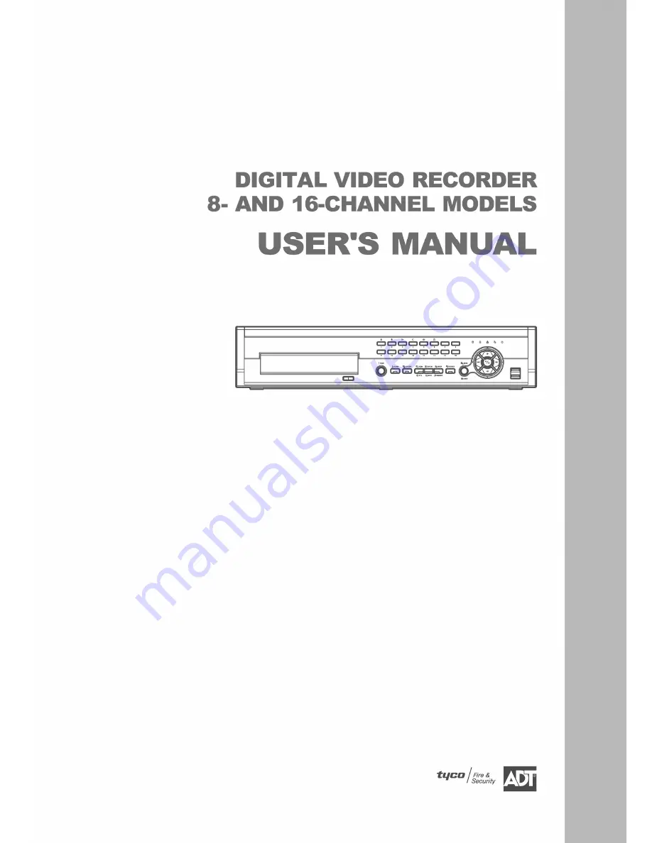 Tyco ADT1200E User Manual Download Page 1