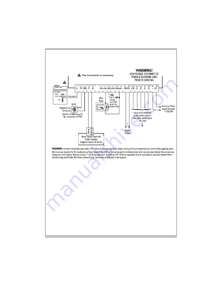 Tyco DSC 3G3070-CF Instruction Manual Download Page 15