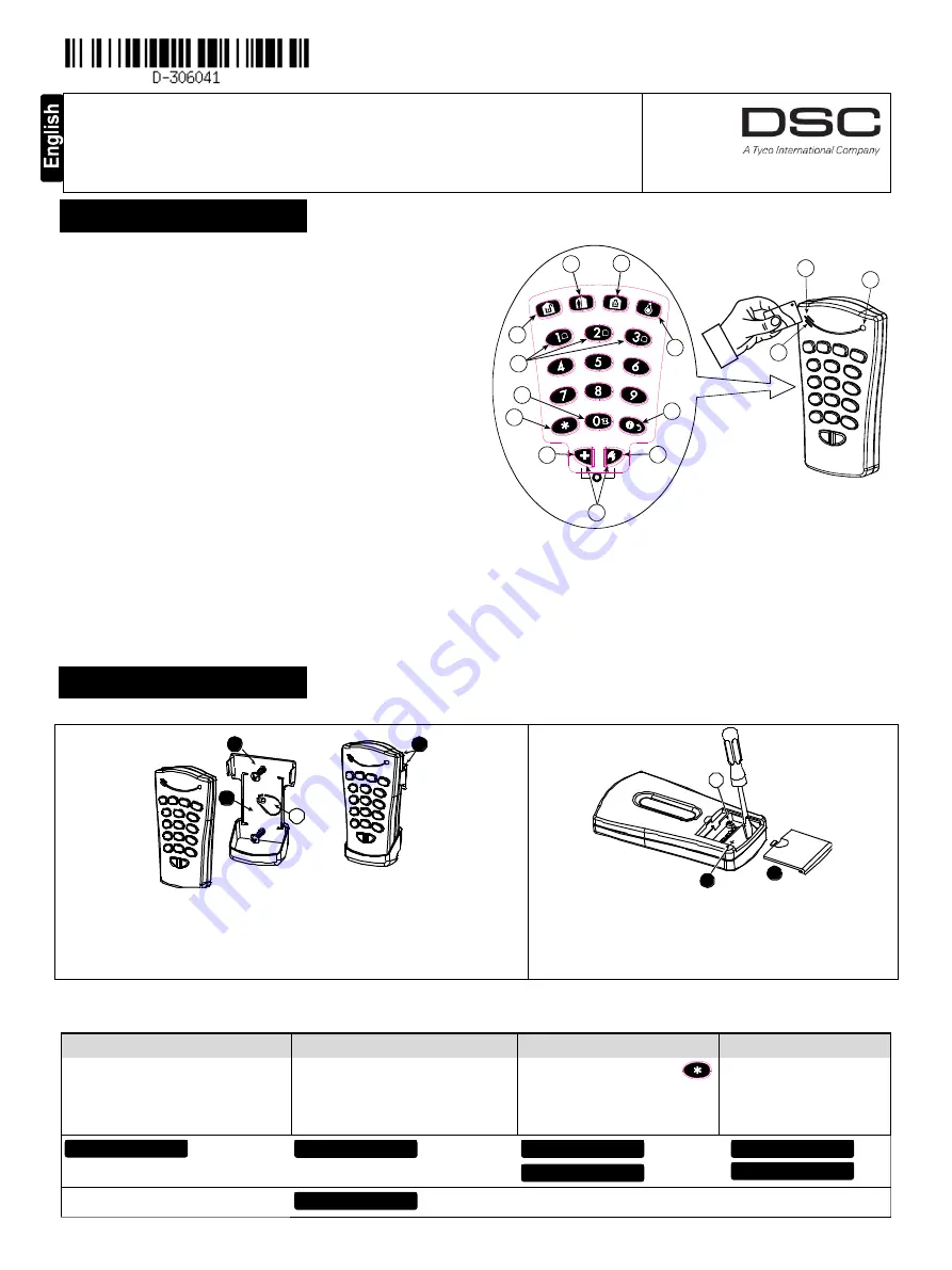 Tyco DSC WK141 Скачать руководство пользователя страница 1