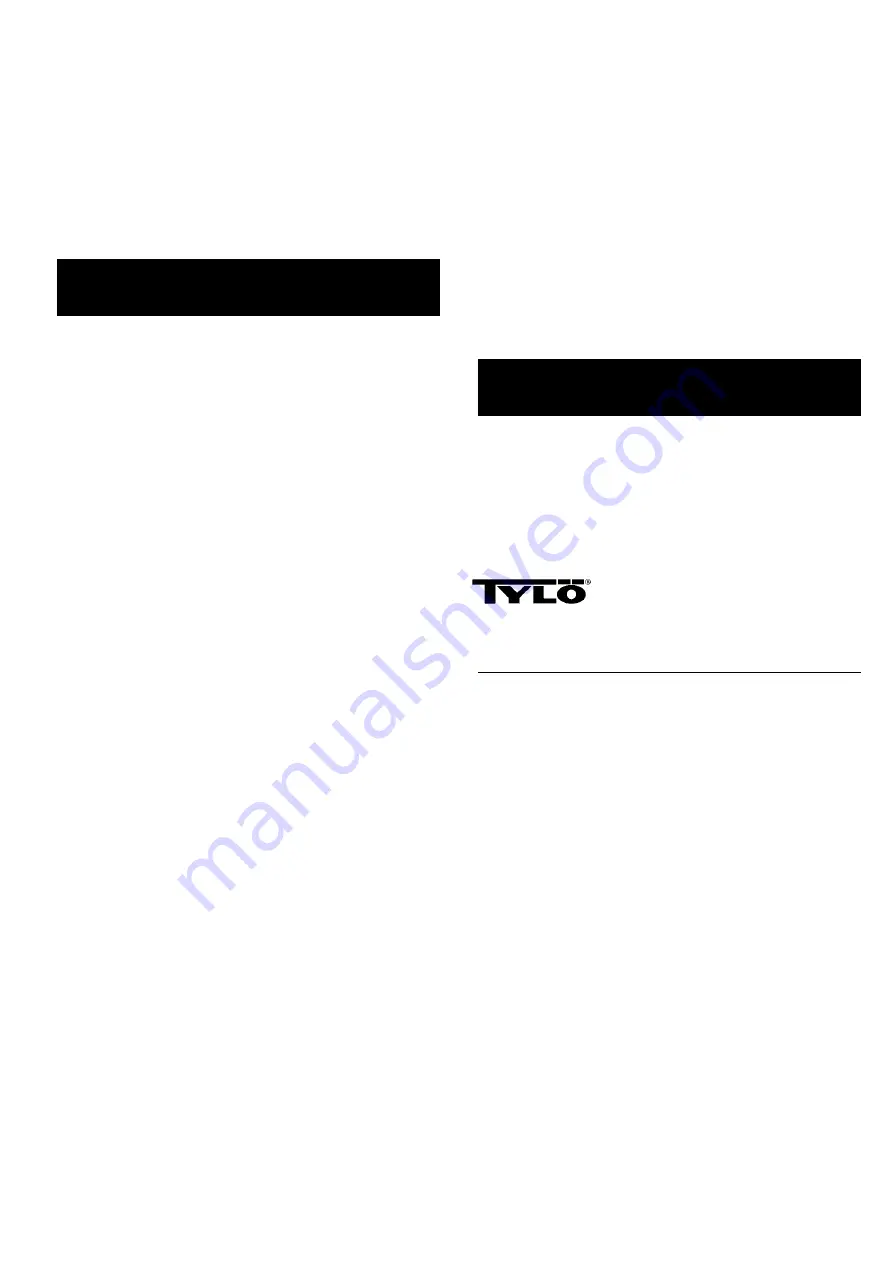 Tylo Combi Installation And Operating Instructions Manual Download Page 29