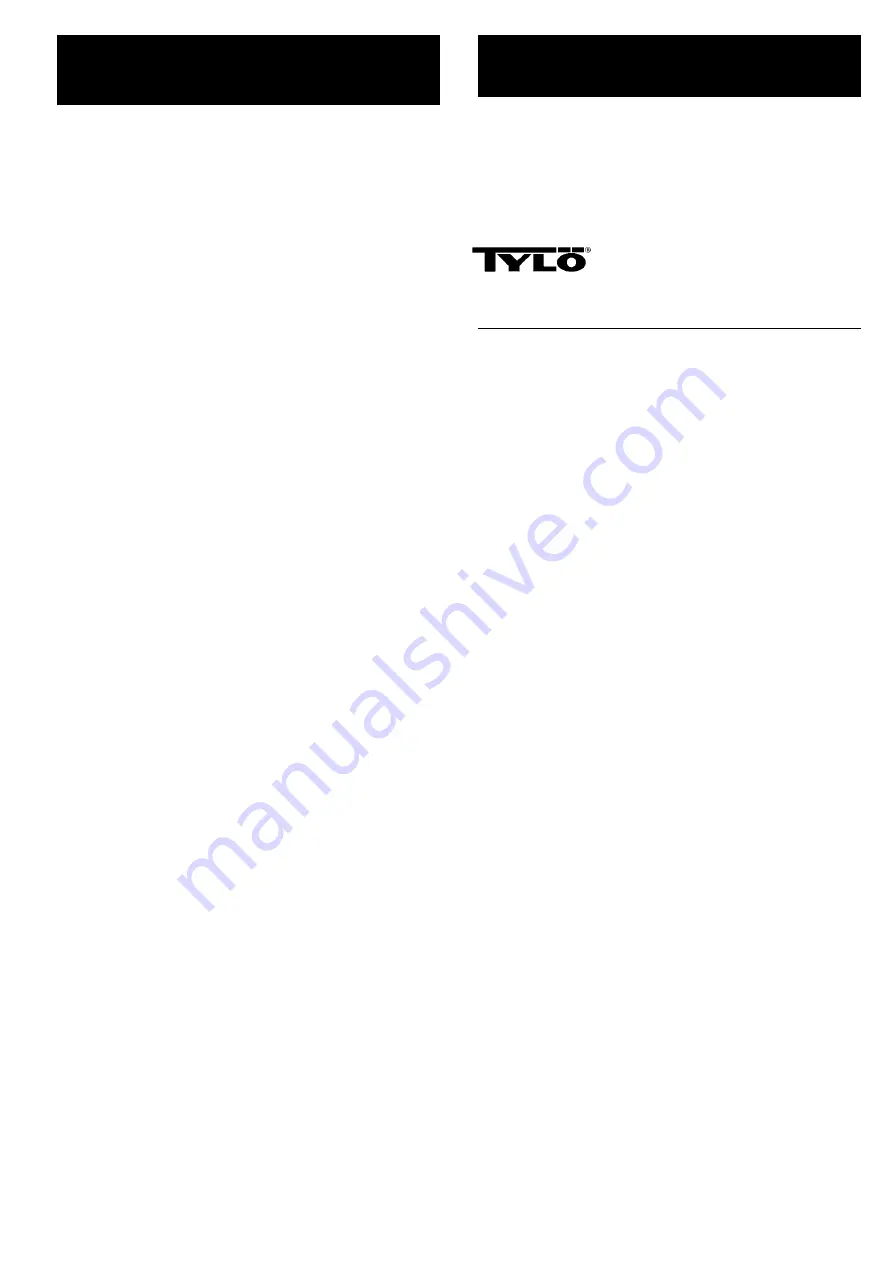 Tylo Combi Installation And Operating Instructions Manual Download Page 33