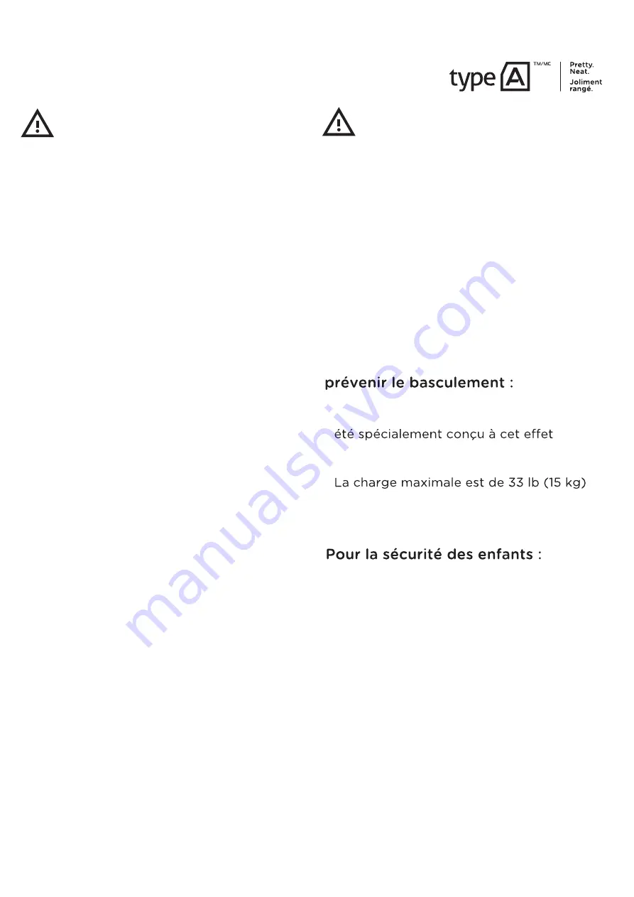 TYPE A Perspective 068-3813-8 Assembly Instructions Manual Download Page 4