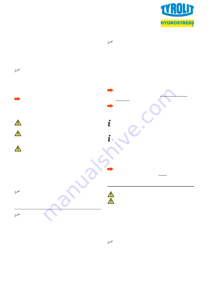 TYROLIT Hydrostress FGE 530 Translation Of The Original Operating Manual Download Page 8