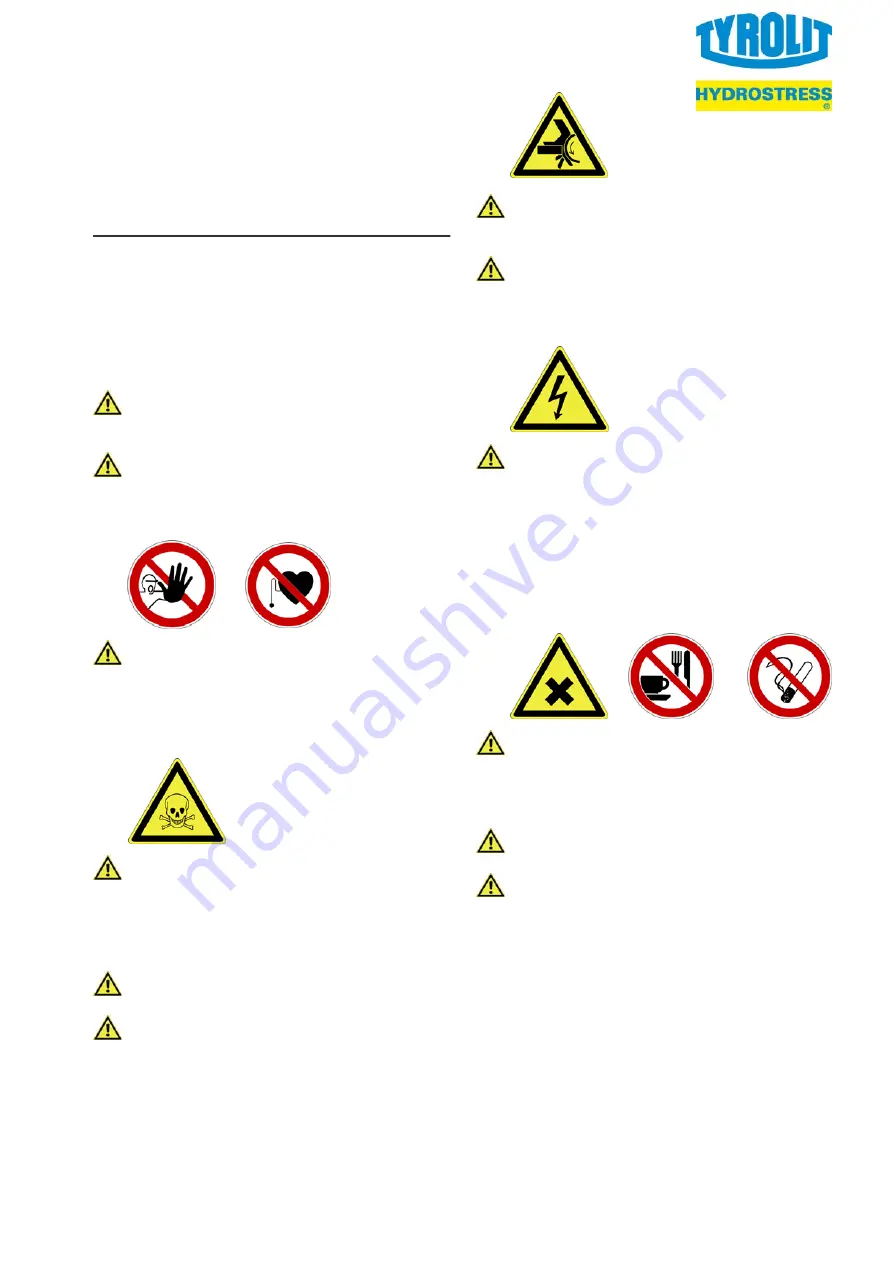 TYROLIT Hydrostress HYDROSTRESS FGE 450 Скачать руководство пользователя страница 5