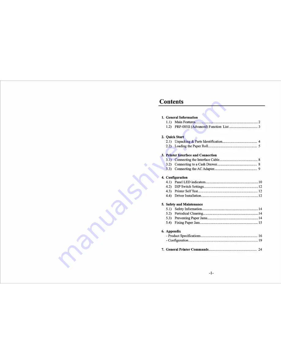 Tysso PRP-085 Series User Manual Download Page 2