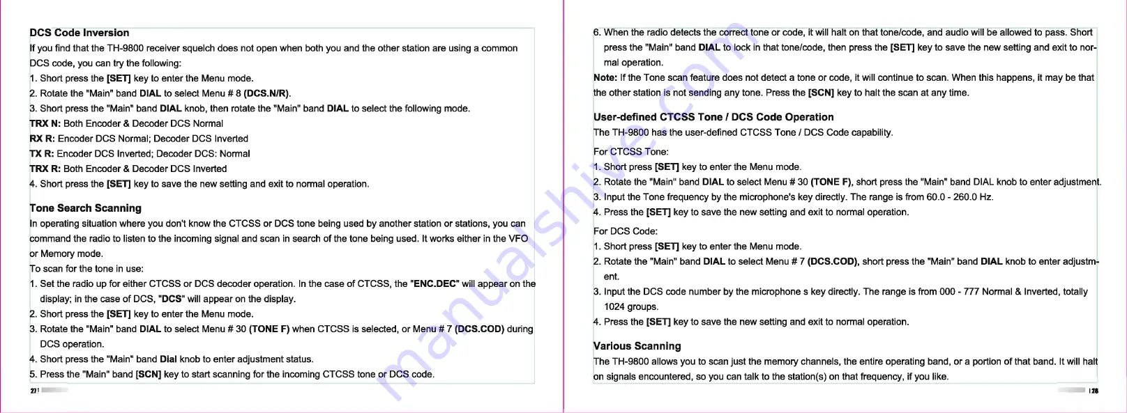 TYT TH-9800 User Manual Download Page 15