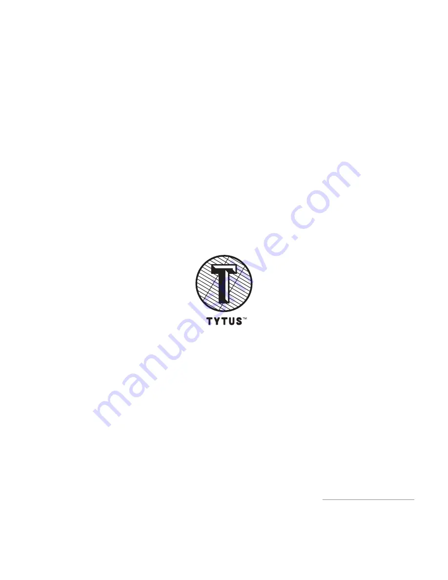 Tytus T-400-PCC-LP User Manual Download Page 60