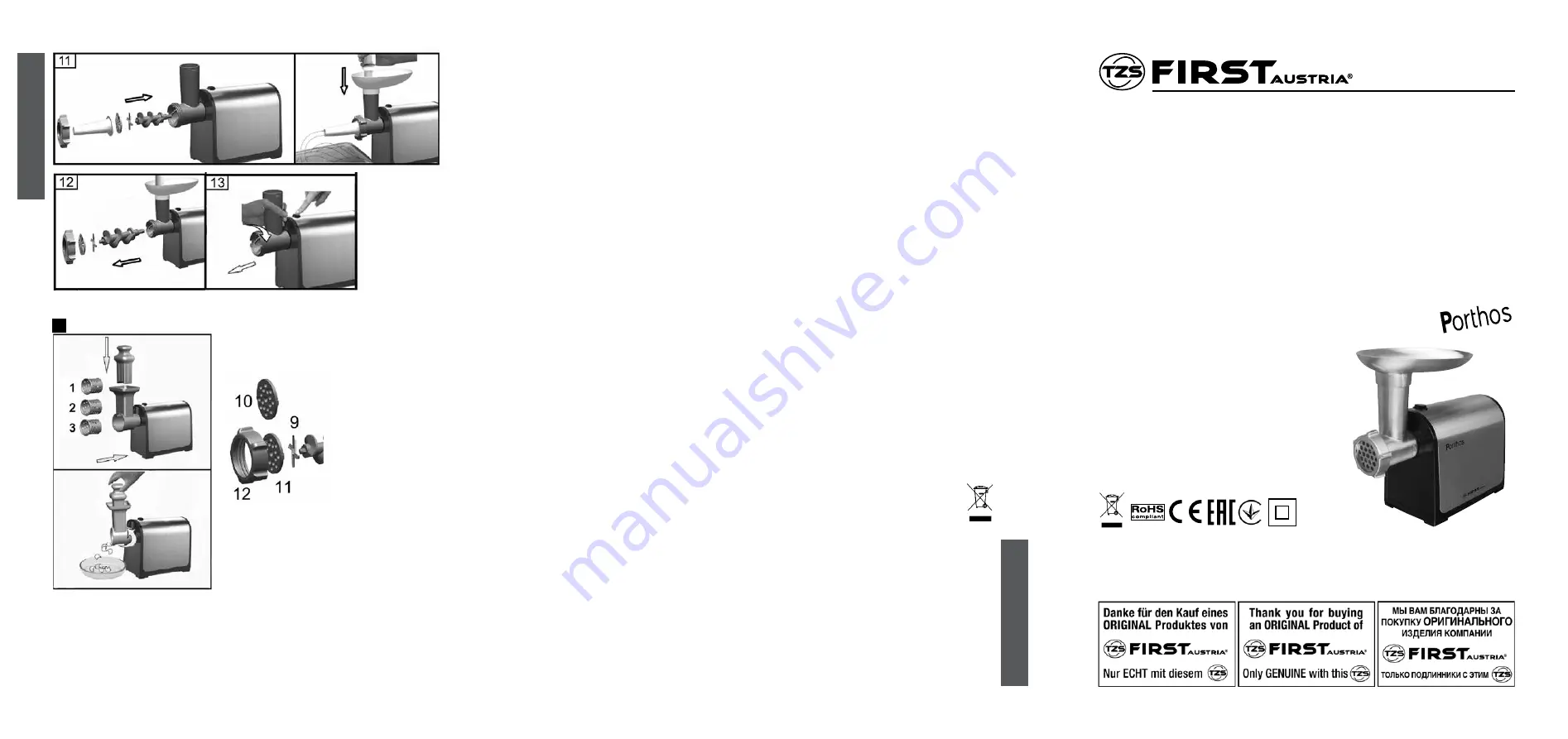 TZS First AUSTRIA FA-5143-2 Instruction Manual Download Page 1