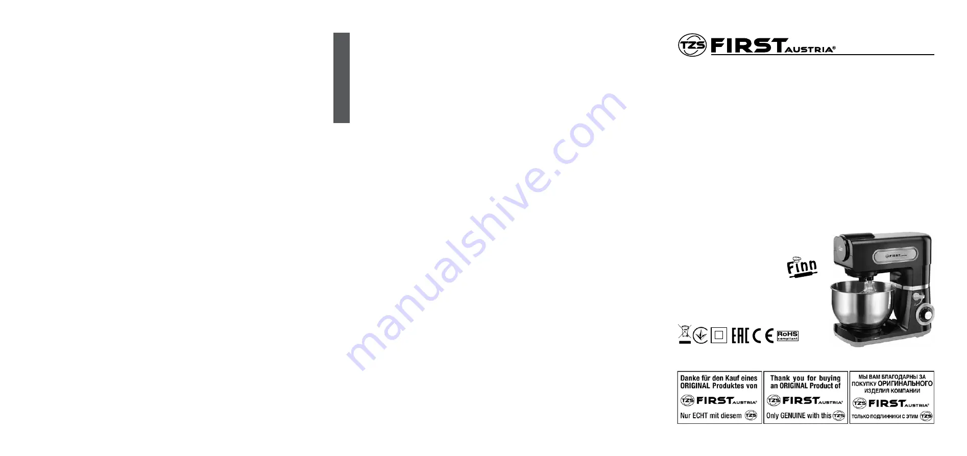 TZS First AUSTRIA FA-5259-5 Instruction Manual Download Page 1