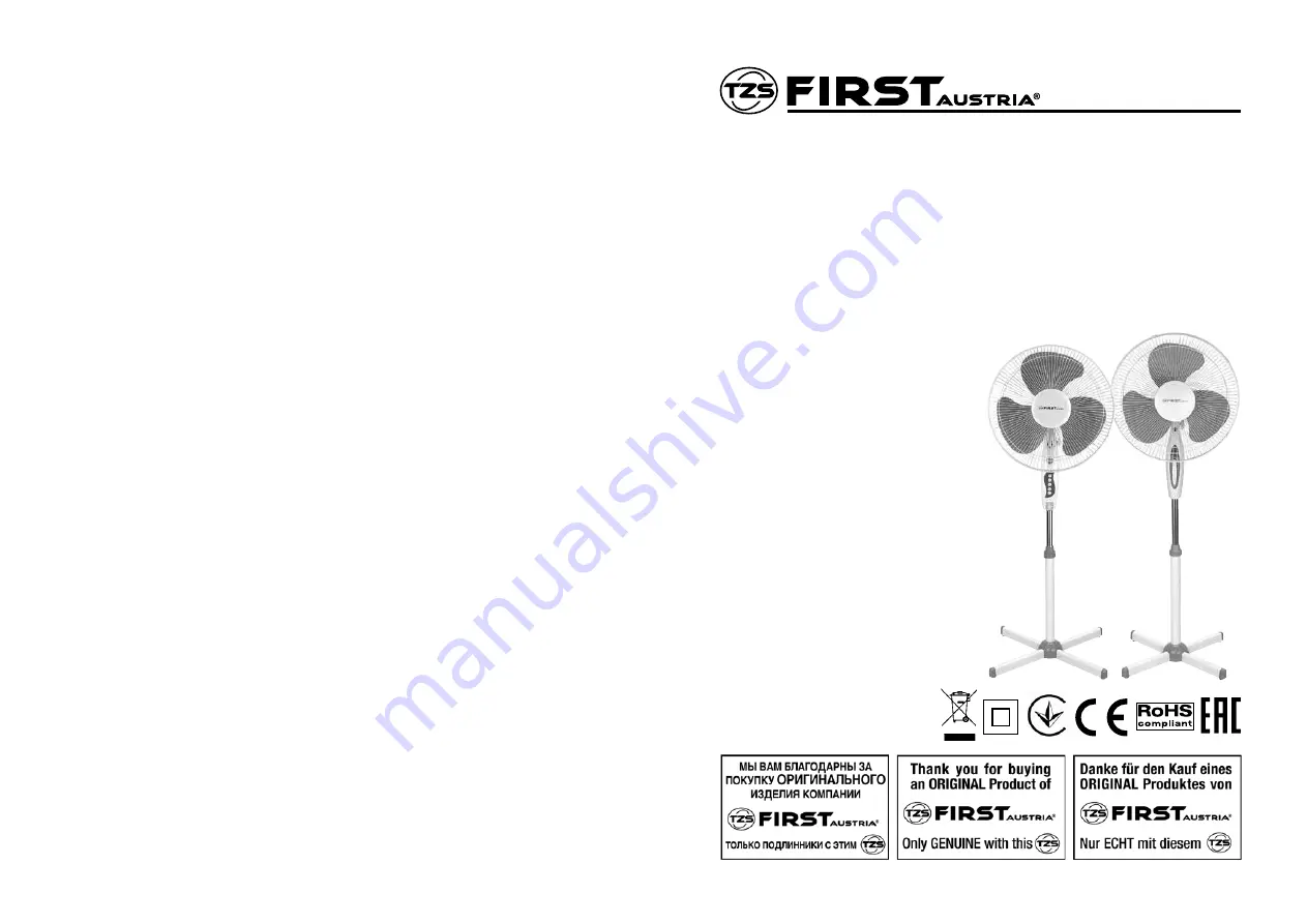 TZS First AUSTRIA FA-5553-2 Instruction Manual Download Page 1