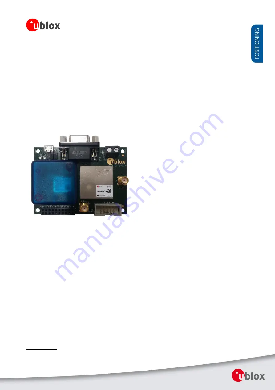 u-blox C94-M8P User Manual Download Page 1