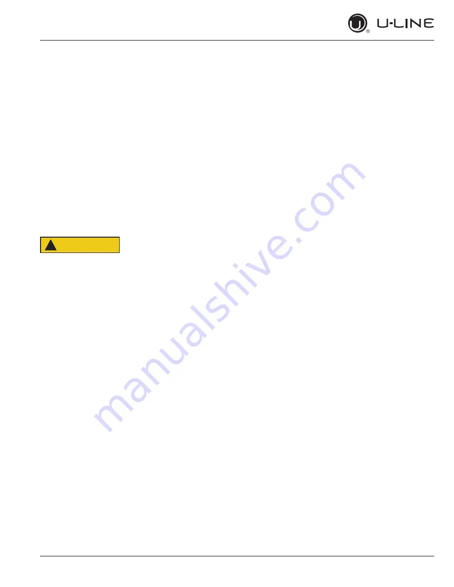 U-Line 1224DWR User Manual Download Page 6