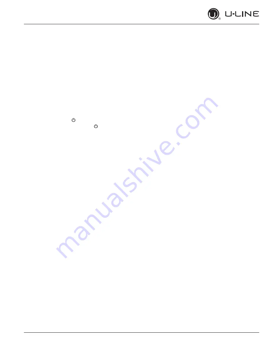 U-Line 2218R User Manual & Service Manual Download Page 19