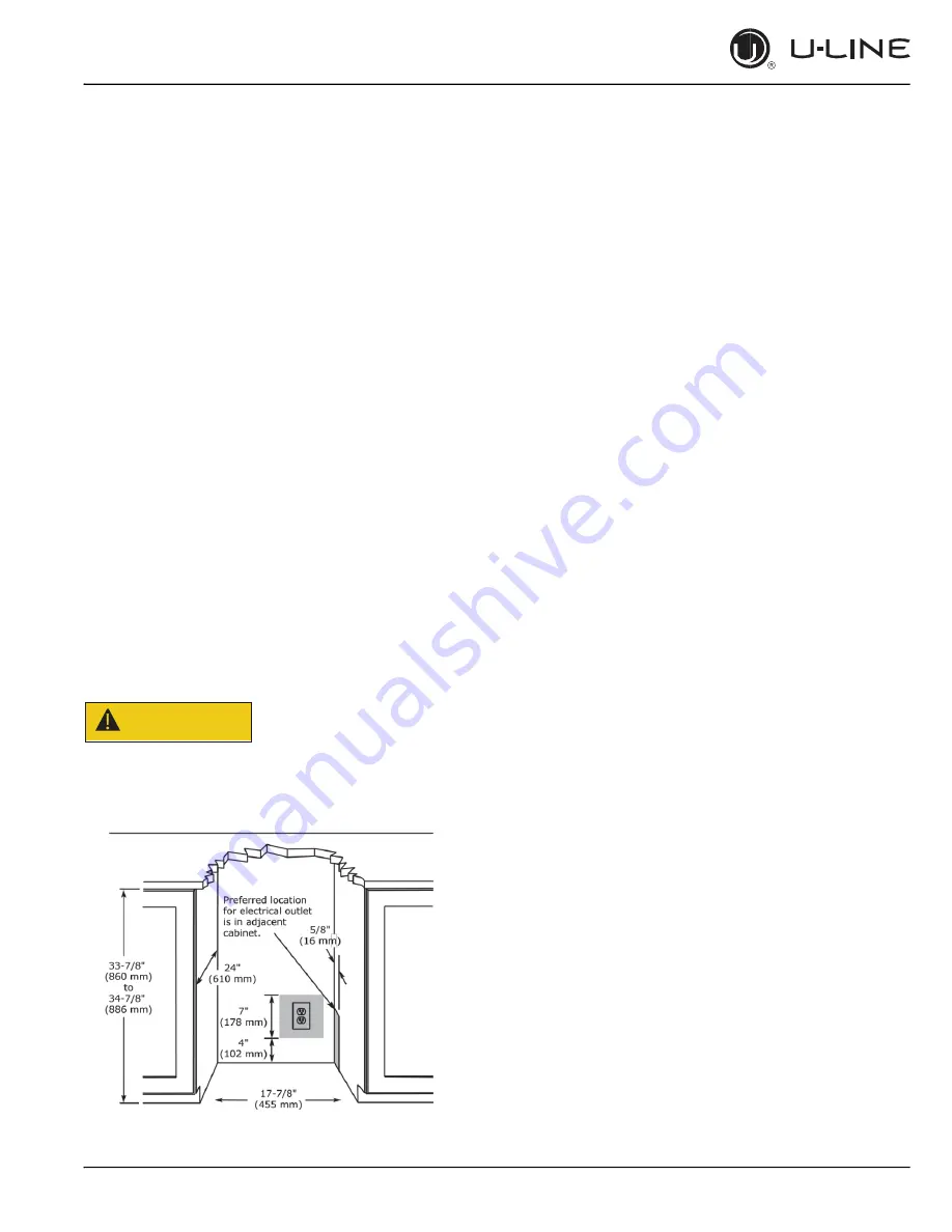 U-Line 3018R User Manual & Service Manual Download Page 8