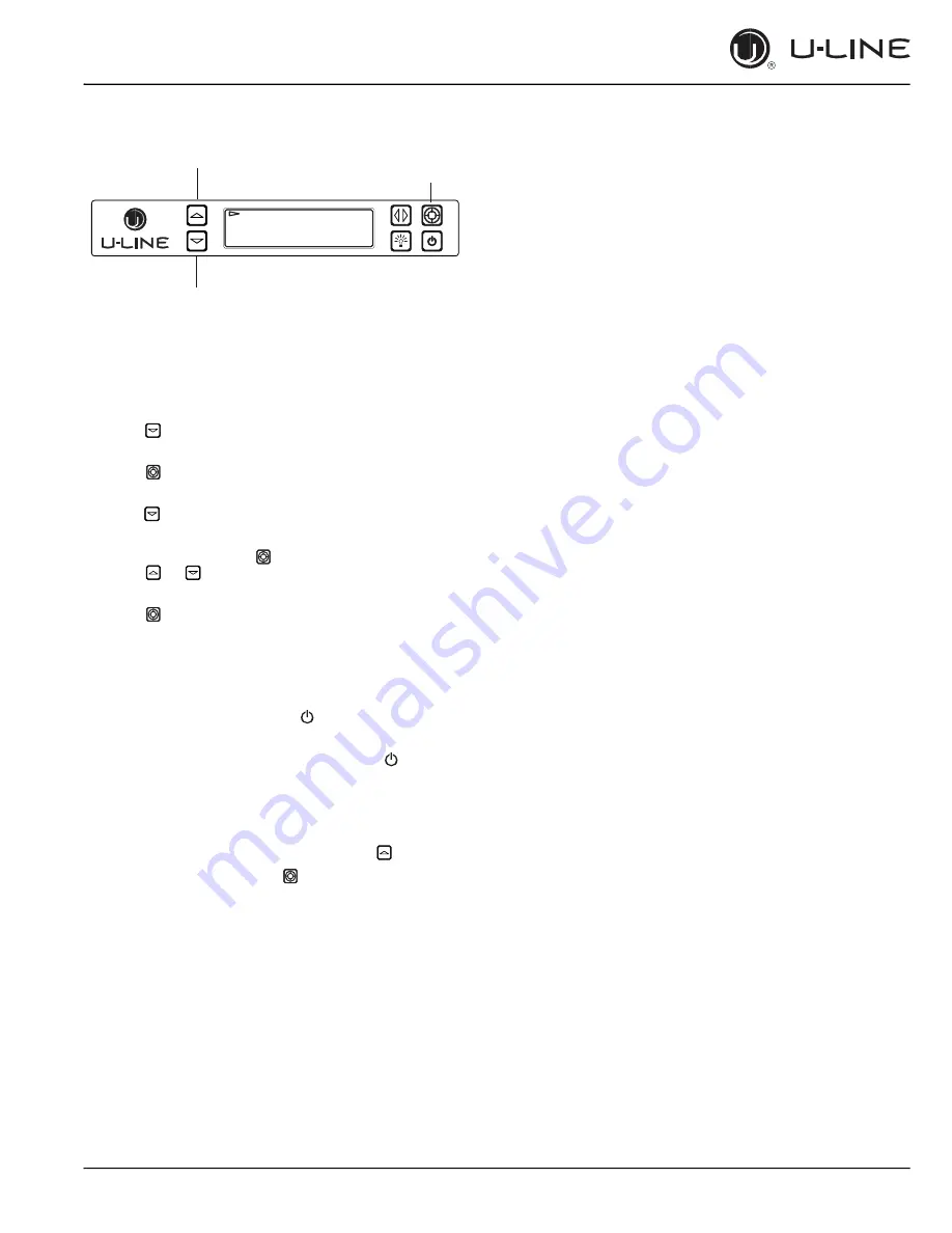 U-Line 3018R User Manual & Service Manual Download Page 61