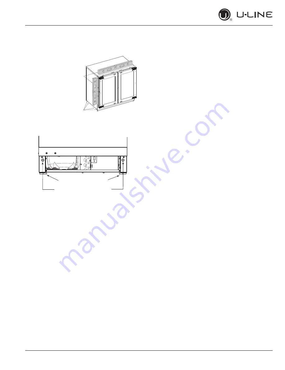 U-Line 3036BVWCINT60B User Manual Download Page 12