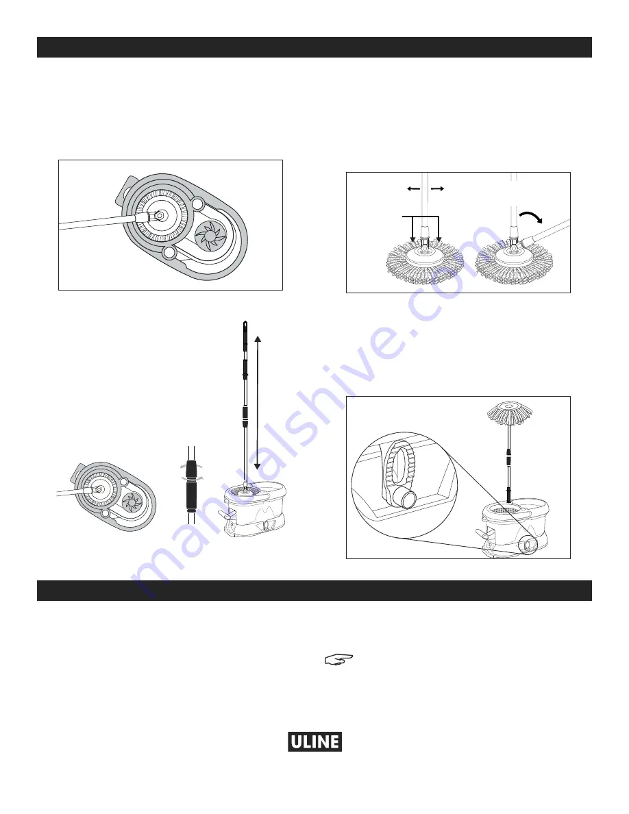 U-Line Cyclomop H-6526 Manual Download Page 9