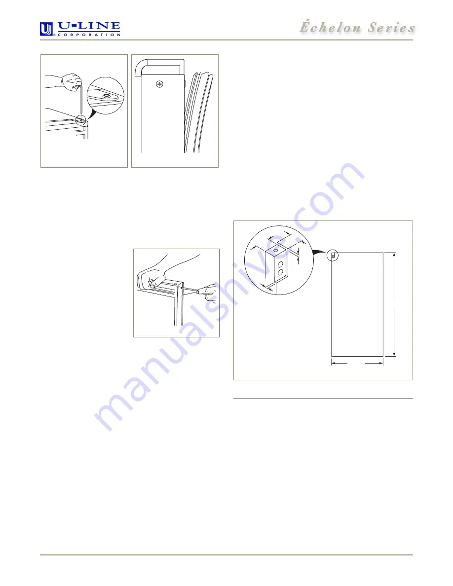 U-Line Echelon BI 2015 Installation Manual Download Page 8