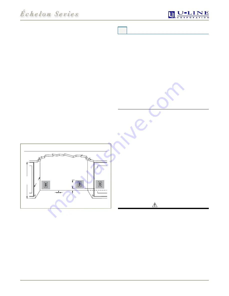 U-Line Echelon CLRCO2175S41 Installation Manual Download Page 9