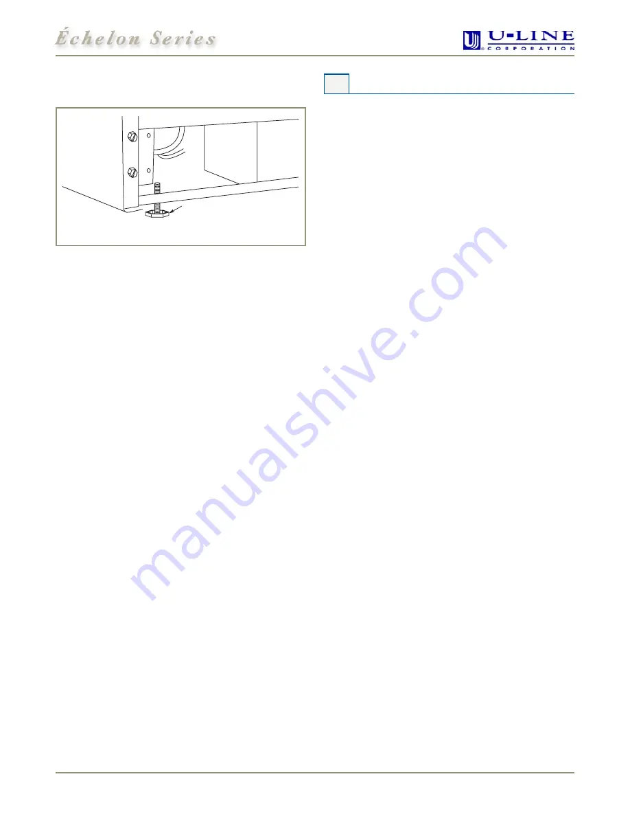 U-Line Echelon CLRCO2175S41 Installation Manual Download Page 21