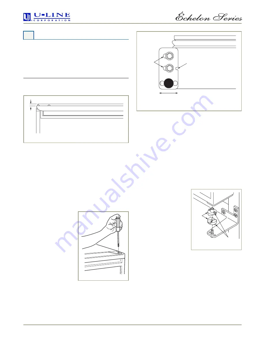 U-Line Echelon CO2175FF Installation Manual Download Page 12