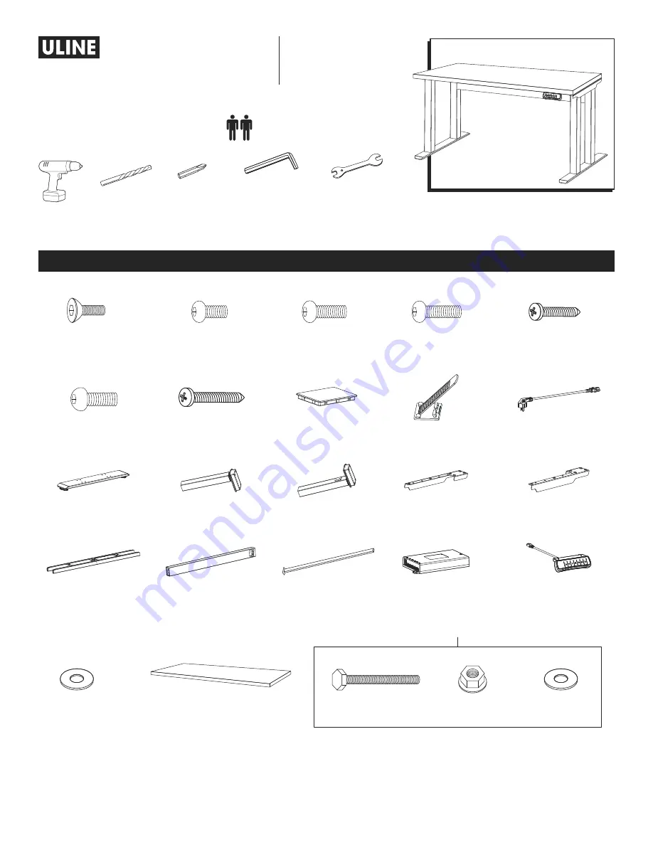 U-Line H-10268 Assembly Instructions Manual Download Page 1