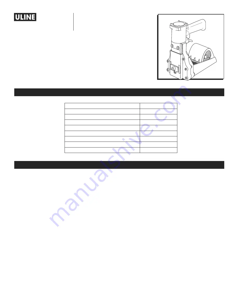 U-Line H-1030 Operation Instructions Manual Download Page 1