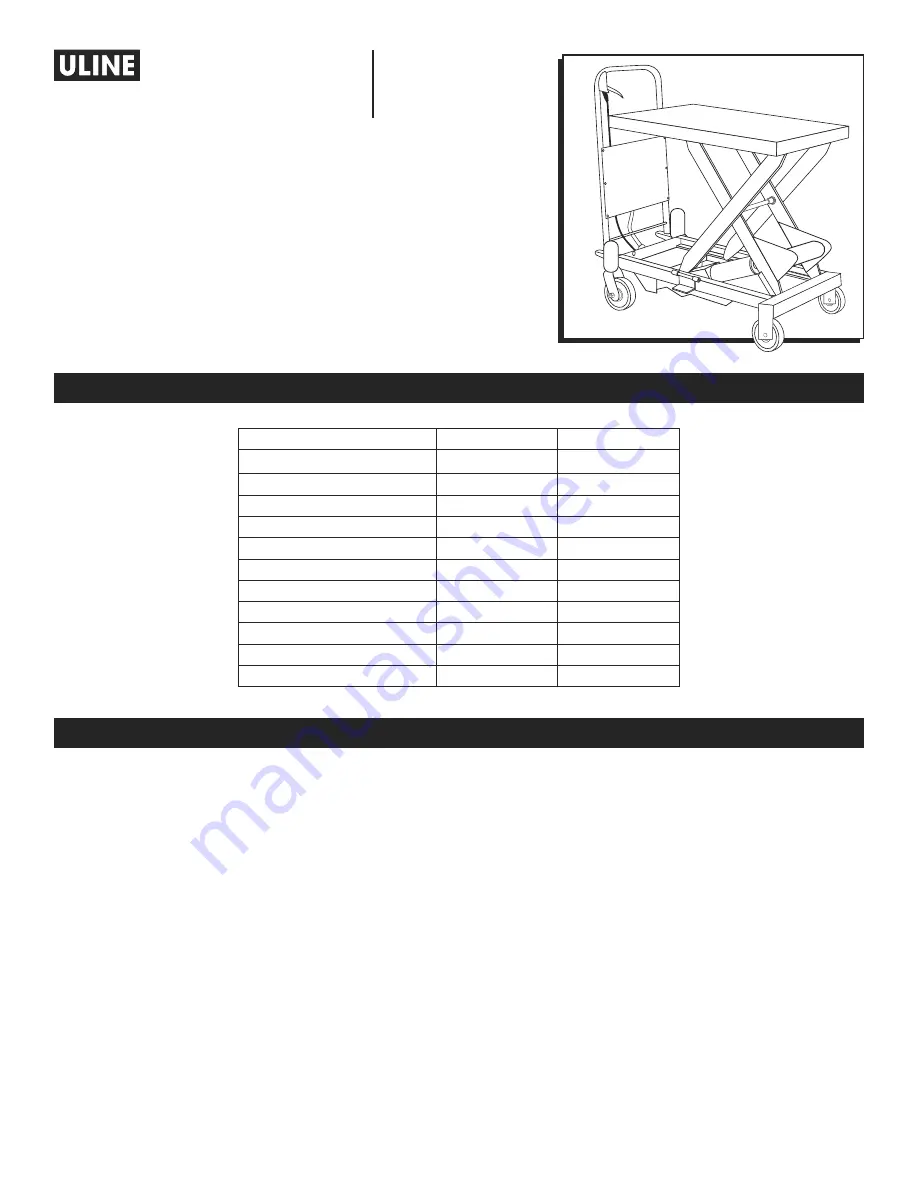 U-Line H-10622 Manual Download Page 1