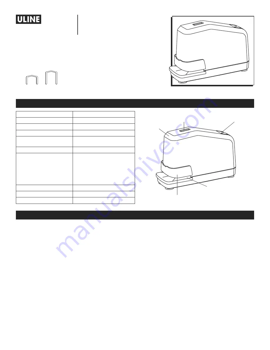 U-Line H-2028 Quick Start Manual Download Page 7